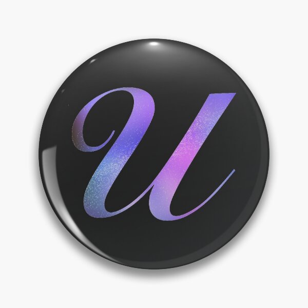 Item preview, Monogram Galaxy Cursive Letter U designed and sold by sporadicdoodlin.