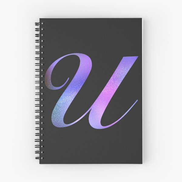 Item preview, Monogram Galaxy Cursive Letter U designed and sold by sporadicdoodlin.