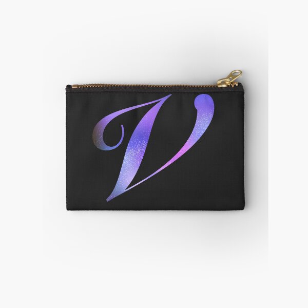 Item preview, Monogram Galaxy Cursive Letter V designed and sold by sporadicdoodlin.