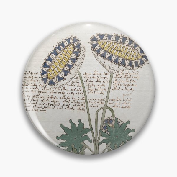 Item preview, Sunflower: Voynich Manuscript 15th or 16th century mystery designed and sold by ebrawne.