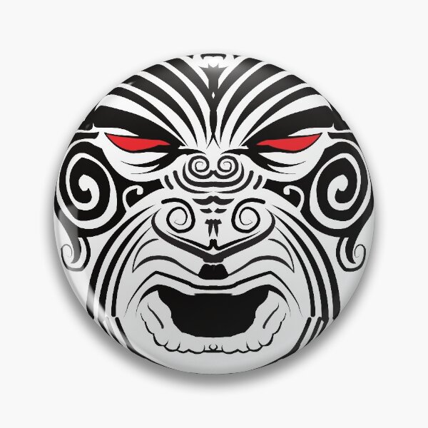 Item preview, maori face designed and sold by ARTSHACKPRINTS.
