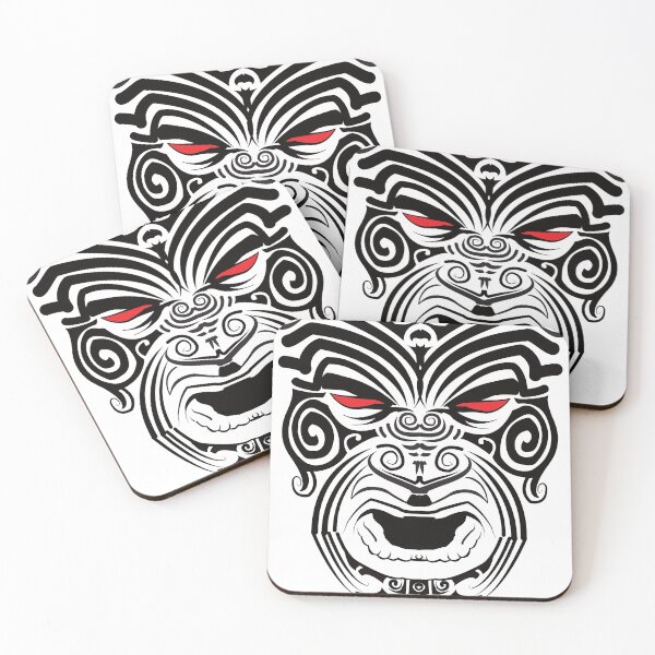 Item preview, maori face designed and sold by ARTSHACKPRINTS.