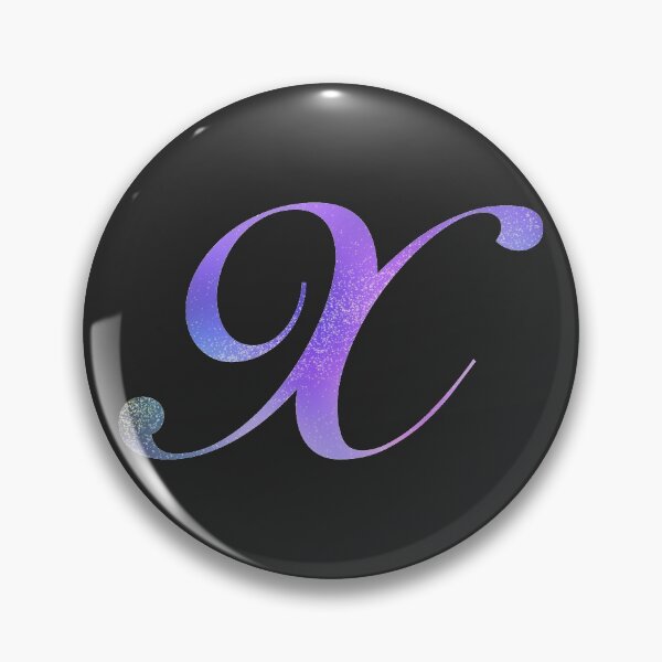 Item preview, Monogram Galaxy Cursive Letter X designed and sold by sporadicdoodlin.
