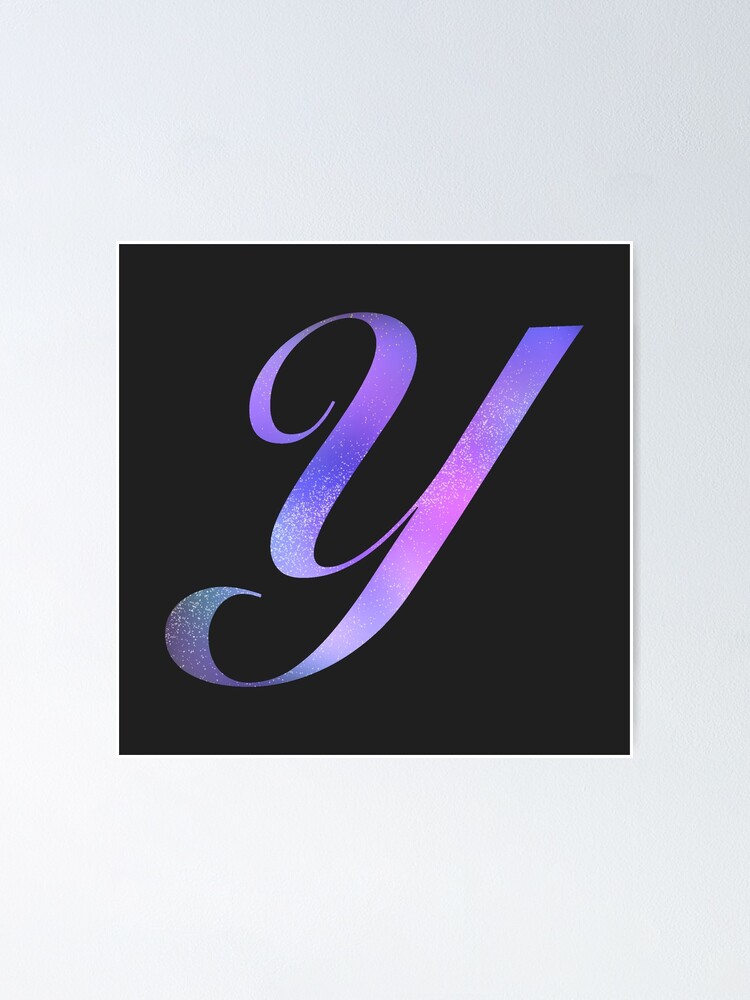 Monogram Galaxy Cursive Letter F Sticker for Sale by sporadicdoodlin