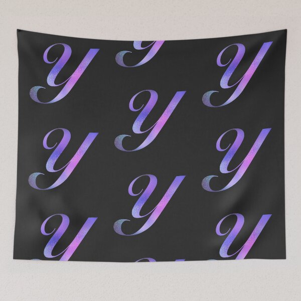 Item preview, Monogram Galaxy Cursive Letter Y designed and sold by sporadicdoodlin.