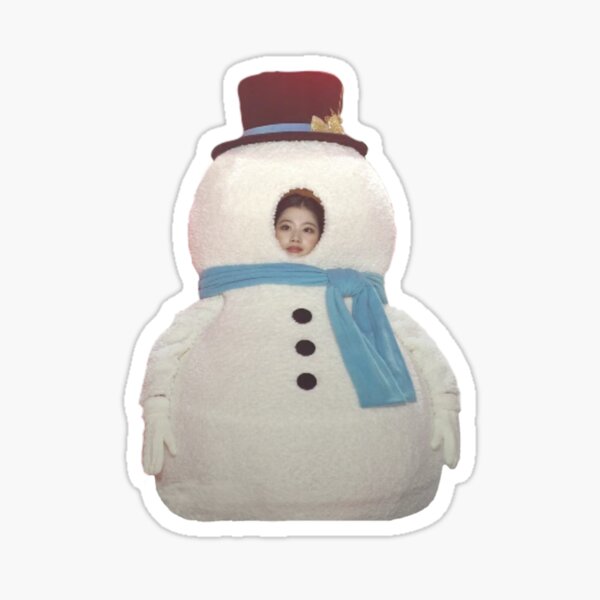 Snowman Sana Sticker By We Expect Redbubble