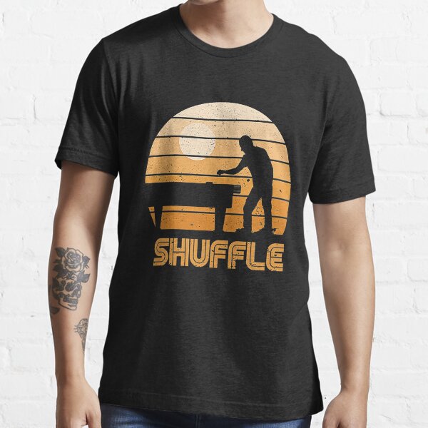 "Retro Sunset Shuffleboard Table TShirt" Tshirt for Sale by
