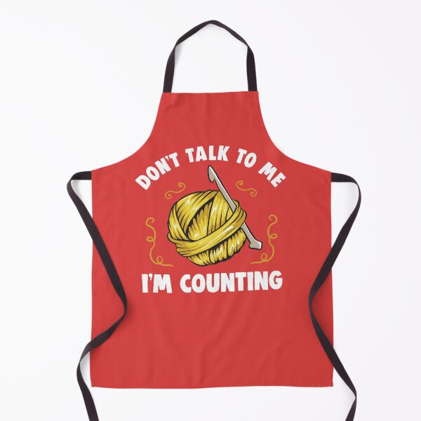 Item preview, DON'T TALK TO ME I'M COUNTING | Knitting designed and sold by passion4merch.