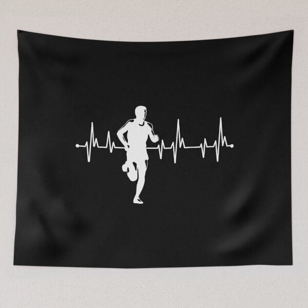 Item preview, Funny Running Heartbeat Pulse for Runners designed and sold by cool-merch.
