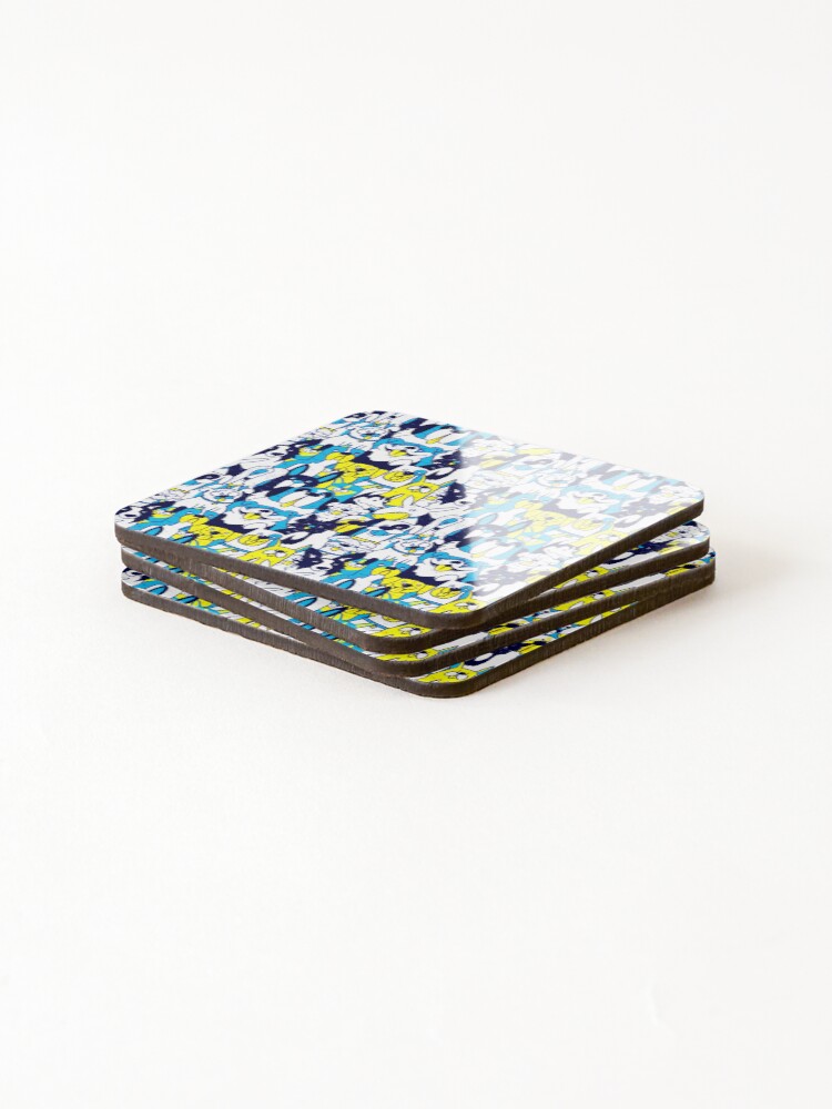 Thumbnail 4 of 5, Coasters (Set of 4), IconPatterns108 designed and sold by IconPatterns.