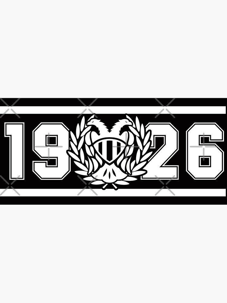 Fanion Vintage PAOK Salonique 1926 - Petit Pennant Club De Foot Grèce
