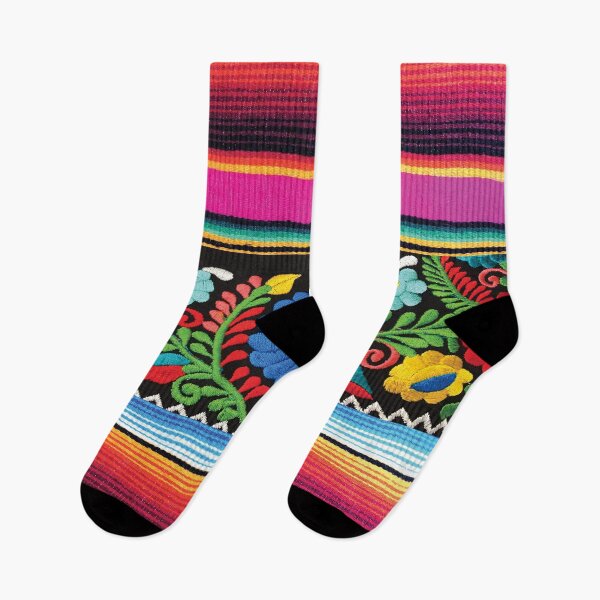 Item preview, Flowers and Hot Pink Serape designed and sold by TinaSalazar.