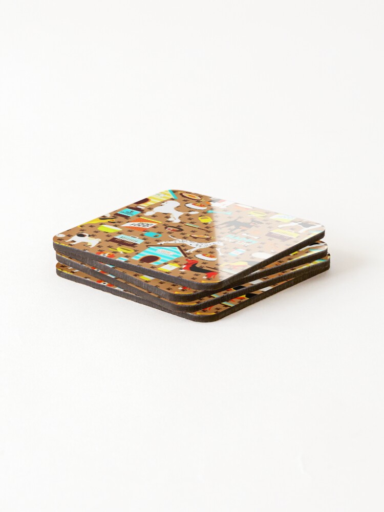 Thumbnail 4 of 5, Coasters (Set of 4), IconPatterns109 designed and sold by IconPatterns.