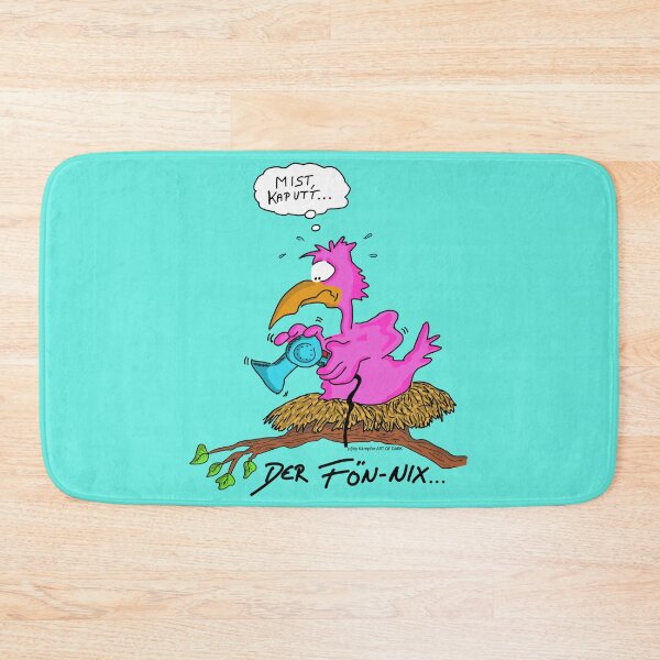 Item preview, Fön-Nix phoenix cartoon designed and sold by ARTOFDARK.