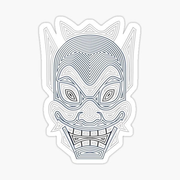 Item preview, Ornate Blue Spirit Mask designed and sold by Colossal.