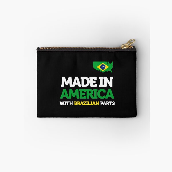 Item preview, Made in America with Brazilian Parts Amazing Brazil Pride Funny Gift designed and sold by smartrocket.