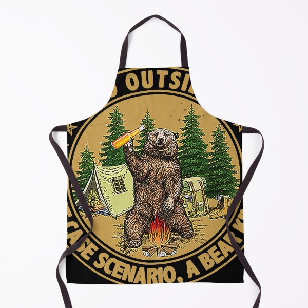 Item preview, Go Outside Worst Case Scenario A Bear Kill You Bear Beer designed and sold by mlemmlem22.