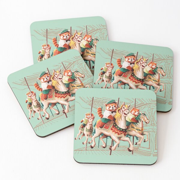 Item preview, Red Pandas Carousel designed and sold by Ztudio.