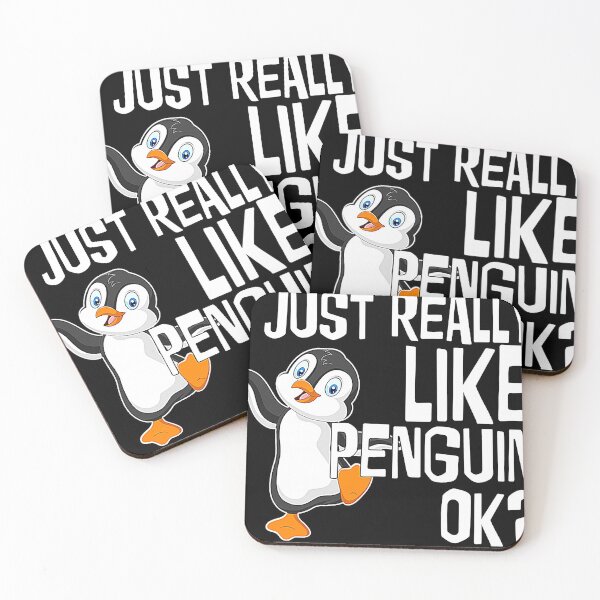 Aperçu de l'œuvre J'aime vraiment Penguin Ok Funny Gifts Shirt créée et vendue par mlemmlem22.