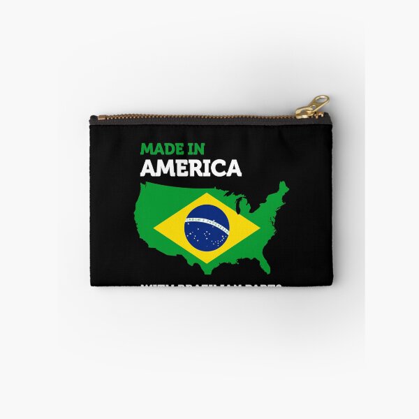 Item preview, Made in America with Brazilian Parts Amazing Brazil Pride Funny Gift designed and sold by smartrocket.