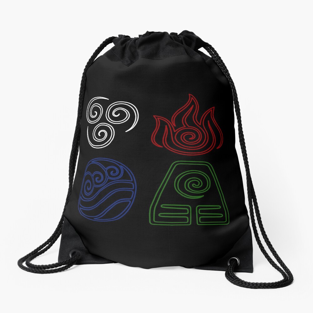 Four Elements Minimalist Drawstring Bag