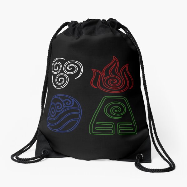 Four Elements Minimalist Drawstring Bag