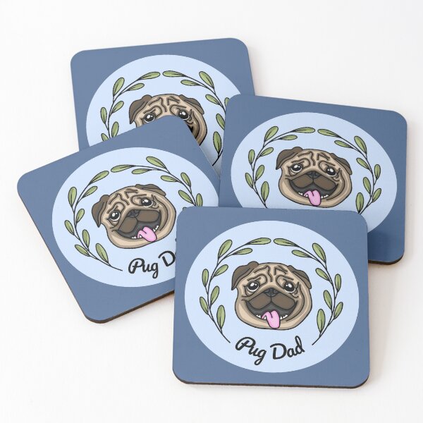 Item preview, Proud Pug Dad designed and sold by CraftedbyJK.