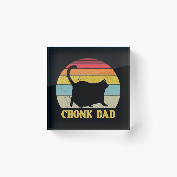 Item preview, Chonk Dad Black Cat Vintage Shirt  designed and sold by mlemmlem22.