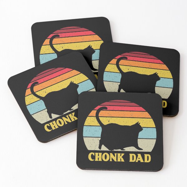 Item preview, Chonk Dad Black Cat Vintage Shirt  designed and sold by mlemmlem22.