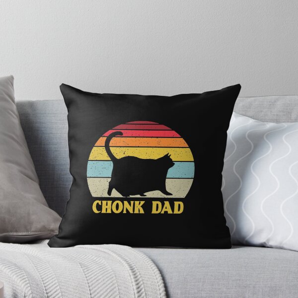 Item preview, Chonk Dad Black Cat Vintage Shirt  designed and sold by mlemmlem22.