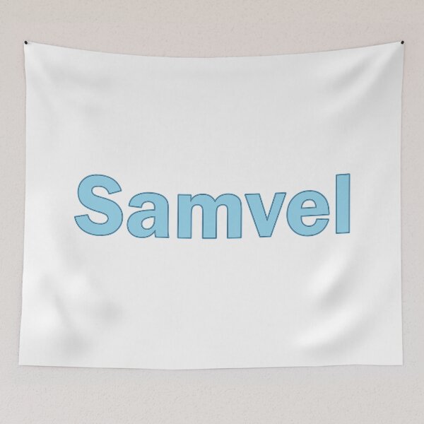 Aperçu de l'œuvre Samvel name personalised lettering text 1220 créée et vendue par PrettyDesserted.