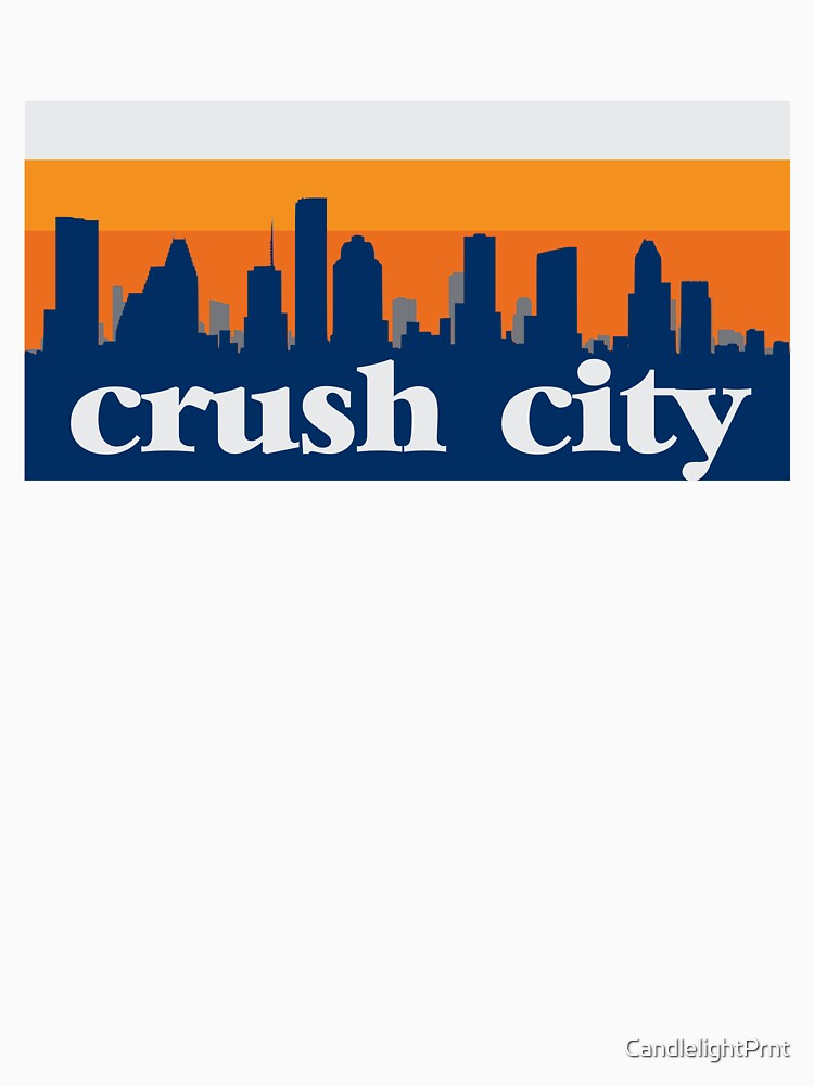 crush city skyline logo Poster for Sale by CandlelightPrnt