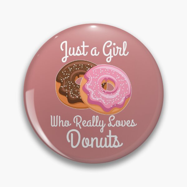 Item preview, Just A Girl Who Reall-y Loves Donuts designed and sold by HungDesigner.