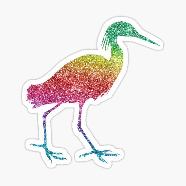 Item preview, I Love Egret Rainbow Egret designed and sold by cool-merch.