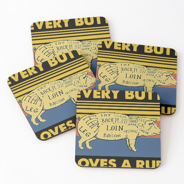 Item preview, Every Butt Loves A Rub Awesome Meat Smoker BBQ Gift designed and sold by mlemmlem22.