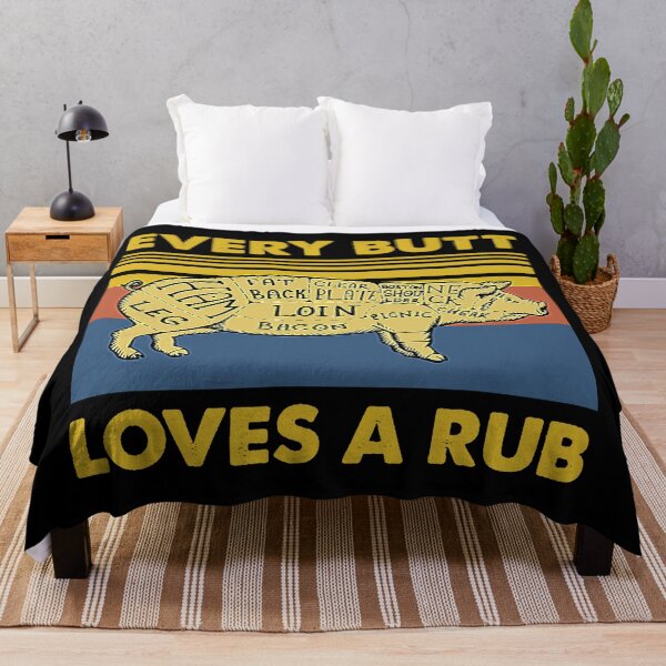 Item preview, Every Butt Loves A Rub Awesome Meat Smoker BBQ Gift designed and sold by mlemmlem22.