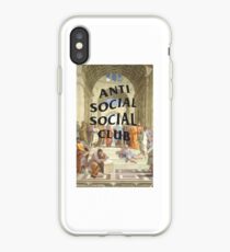 anti social social club x raphael iPhone Case