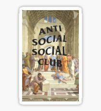 anti social social club x raphael Sticker