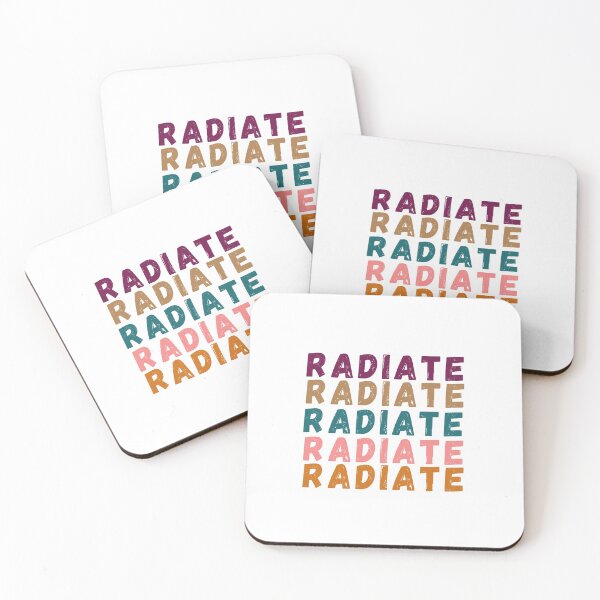 Item preview, RADIATE slogan  designed and sold by BrownGirlMantra.