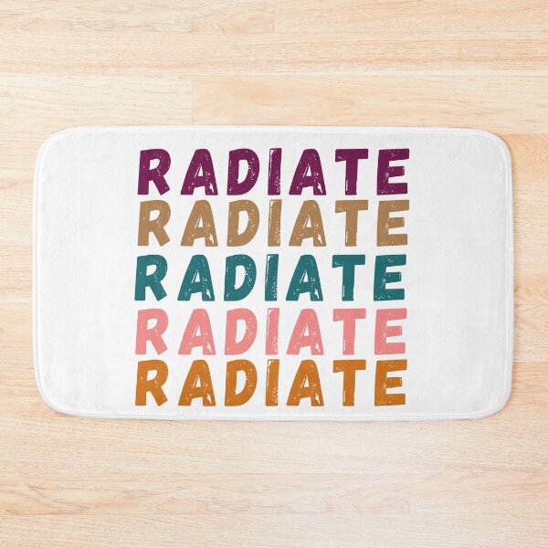 Item preview, RADIATE slogan  designed and sold by BrownGirlMantra.