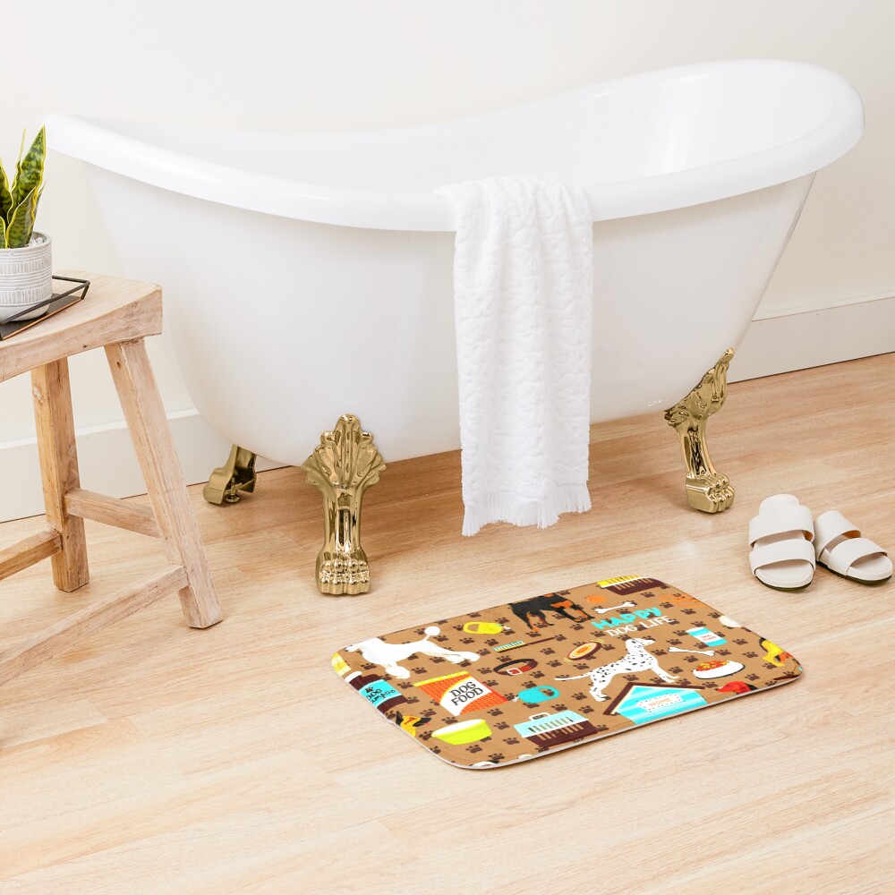 Item preview, Bath Mat designed and sold by IconPatterns.