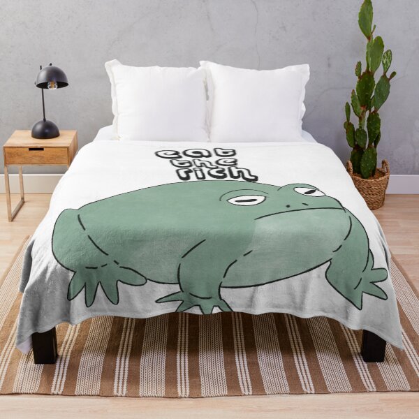 Item preview, frog eat the rich designed and sold by avaecreates.
