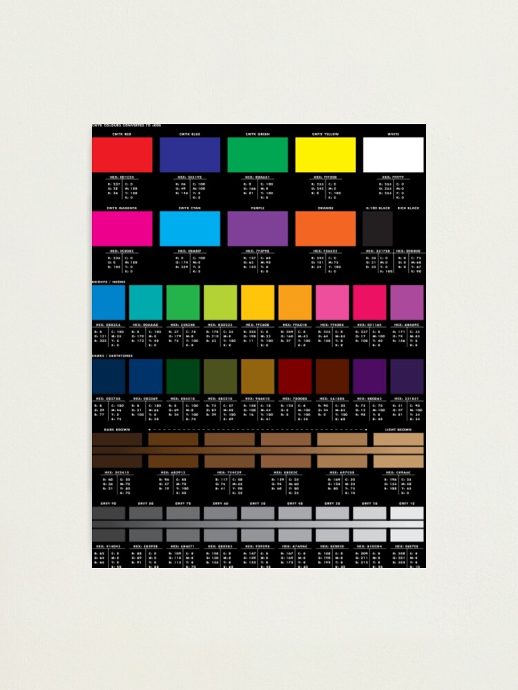 Professional 24 Color Checker Palette Board Card Test for Superior