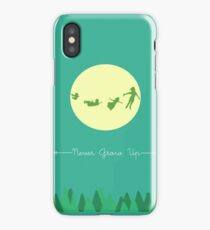 Never Grow Up iPhone Case