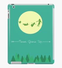 Niemals erwachsen werden iPad-Hülle & Klebefolie