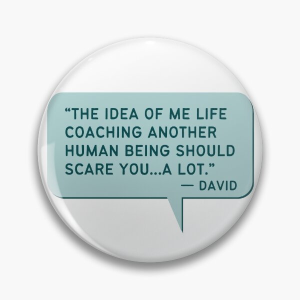 Item preview, Me Coaching Another Human Should Scare You - Schitts Creek Quote designed and sold by ElizabethMayArt.