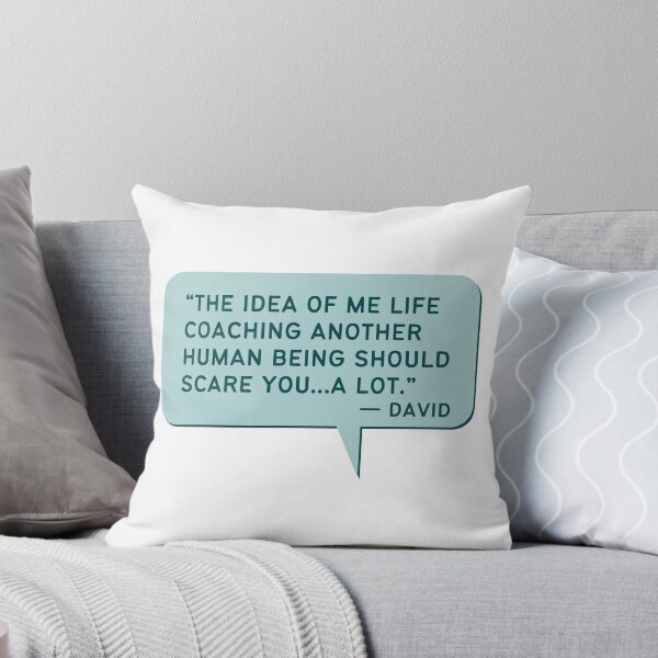 Item preview, Me Coaching Another Human Should Scare You - Schitts Creek Quote designed and sold by ElizabethMayArt.