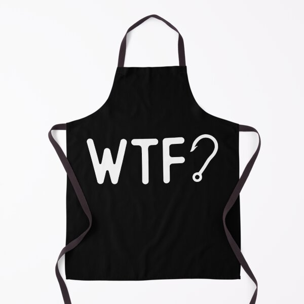 Item preview, WTF Fish Hook Funny Fishing WTF designed and sold by cool-merch.