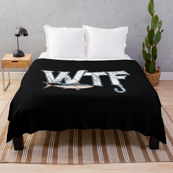 Item preview, WTF Mens Graphic Fishing designed and sold by cool-merch.