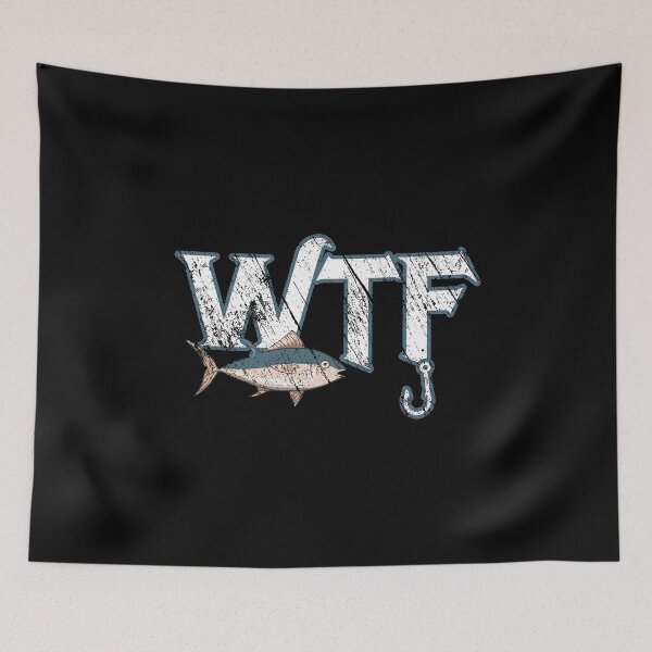 Item preview, WTF Mens Graphic Fishing designed and sold by cool-merch.